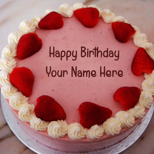 Happy Birthday Cake With Husband Name Wishes Pictures Send | My Name ...