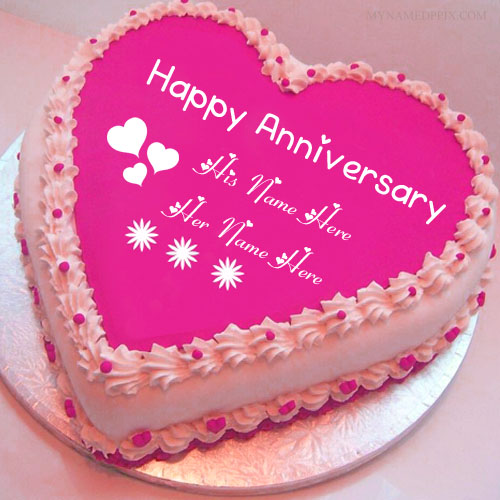  Write  Name  On Anniversary  Wishes  Cake  Pictures My Name  