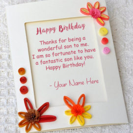 Write Name Pix Birthday Wish Card Photos | My Name Pix Cards