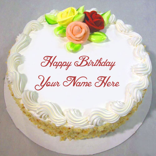 Unique Happy Birthday Cake Name Wishes Photo Edit Sent | My Name Pix Cards