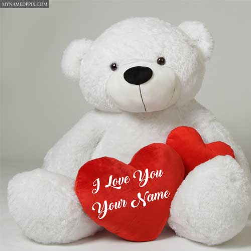 Write Name Love Beautiful Teddy Bear Profile Image Create Pictures My Name Pix Cards